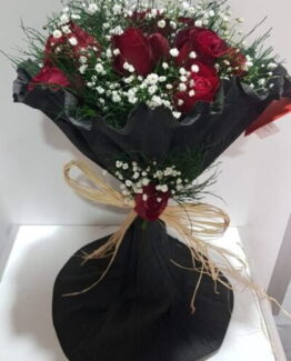 10 kırmızı gül buket