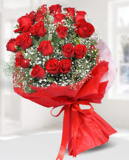 21 kırmızı gül buket