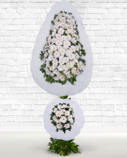 2 göbekli ayaklı sepet