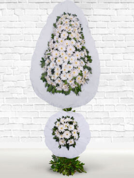 2 göbekli ayaklı sepet